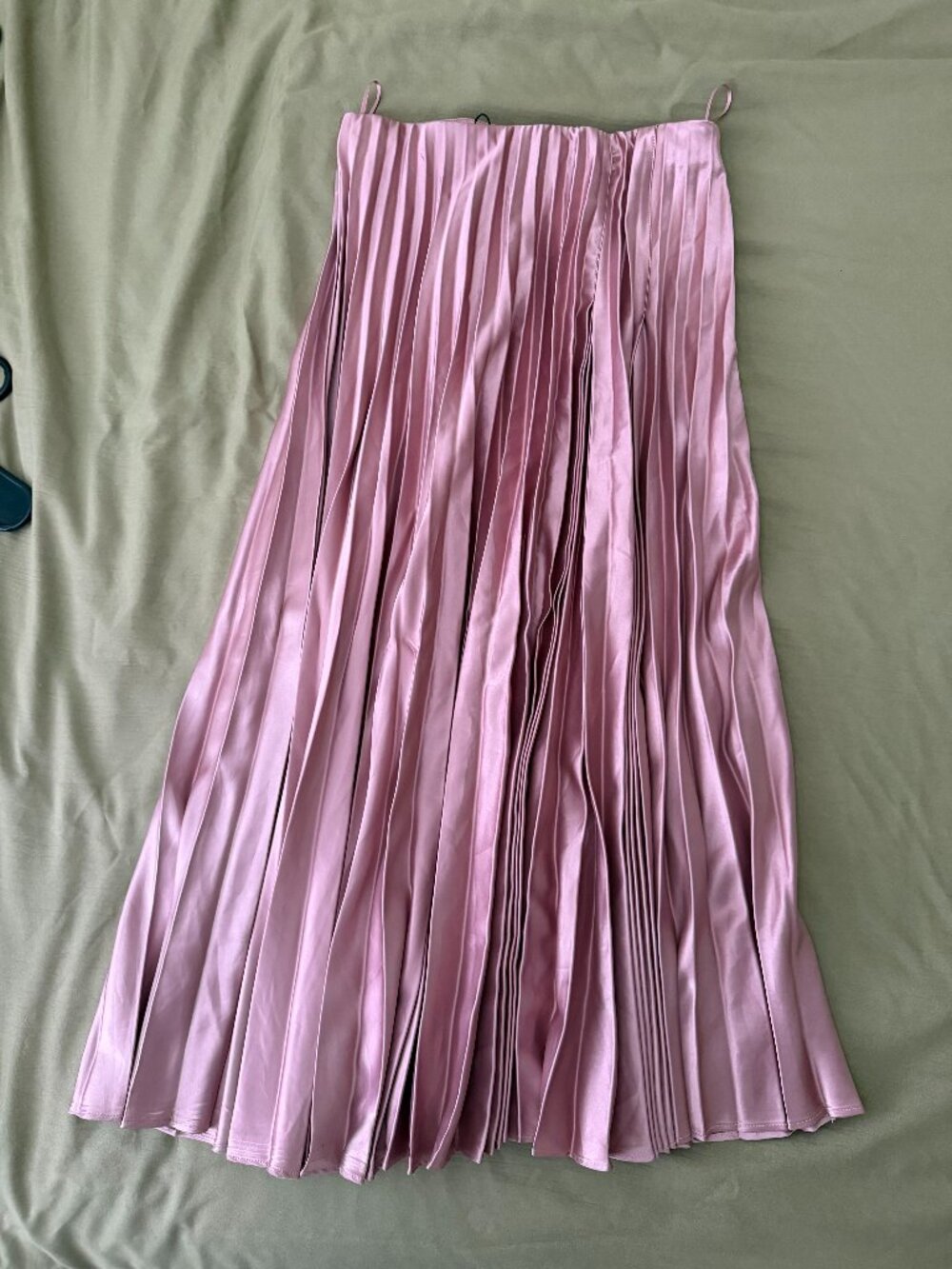 Zara Pink Satin Skirt NWT Small